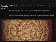 Tablet Screenshot of mandala-africa.com